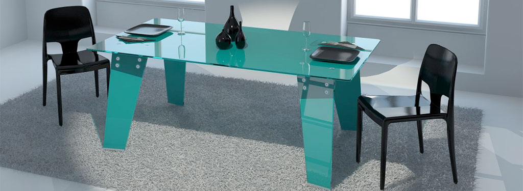 Glassisimo Contemporary Glass Dining Table