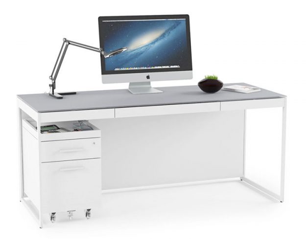 BDI Centro Desk with Mobile File Cabinet