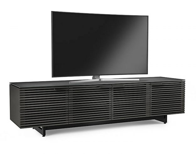 BDi Corridor TV Console Charcoal Stained Ash Finish