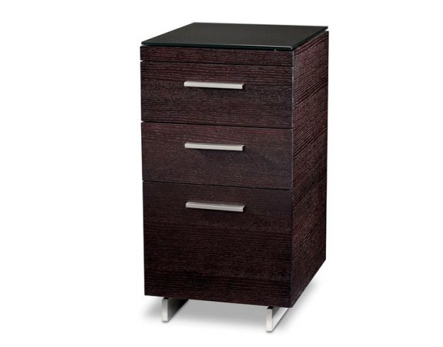BDi Sequel 3 Drawer Cabinet in Espresso Stained Oak