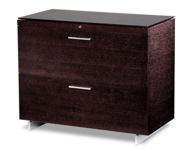 BDi Sequel Lateral File Cabinet in Espress Stained Oak