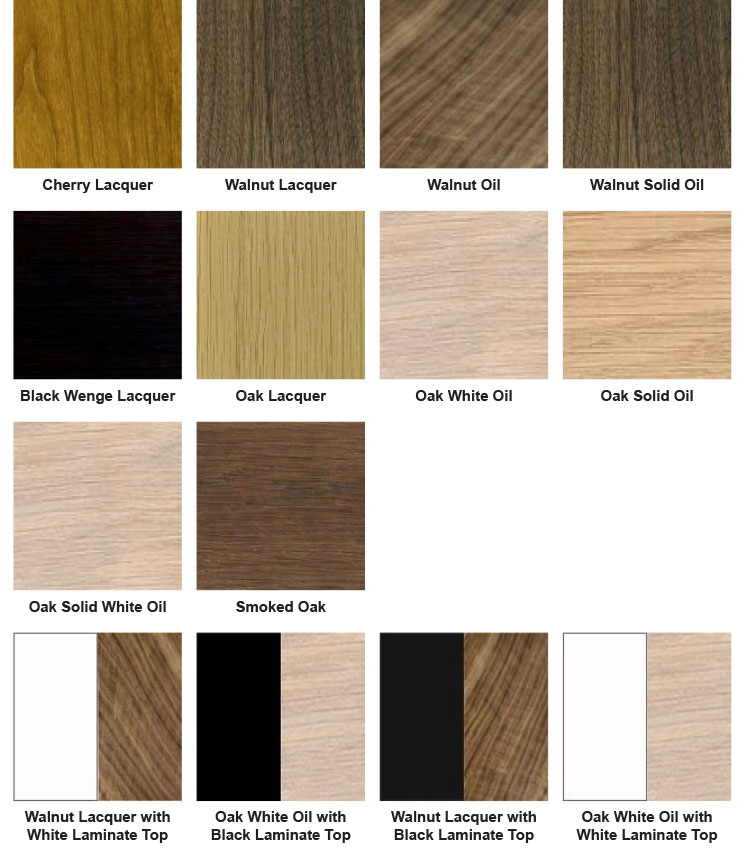 Skovby 33 Dining Table Finishes