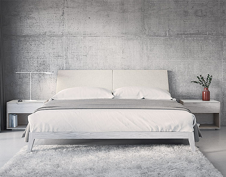 Lea Upholstered Bed Sarasota Modern Contemporary Furniture