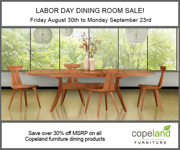 Copeland Labor Day Dining Room Sale