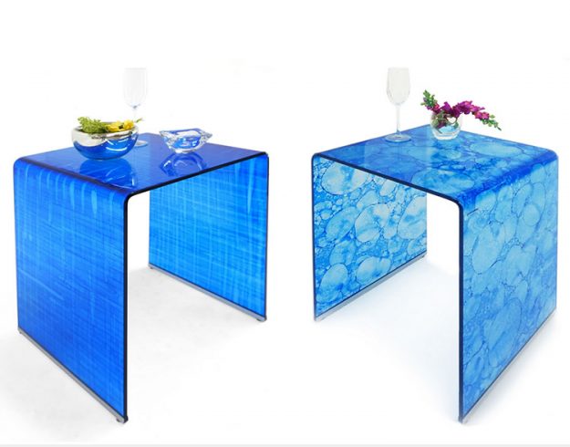 Glassisimo Ponticello Art Glass Side Table